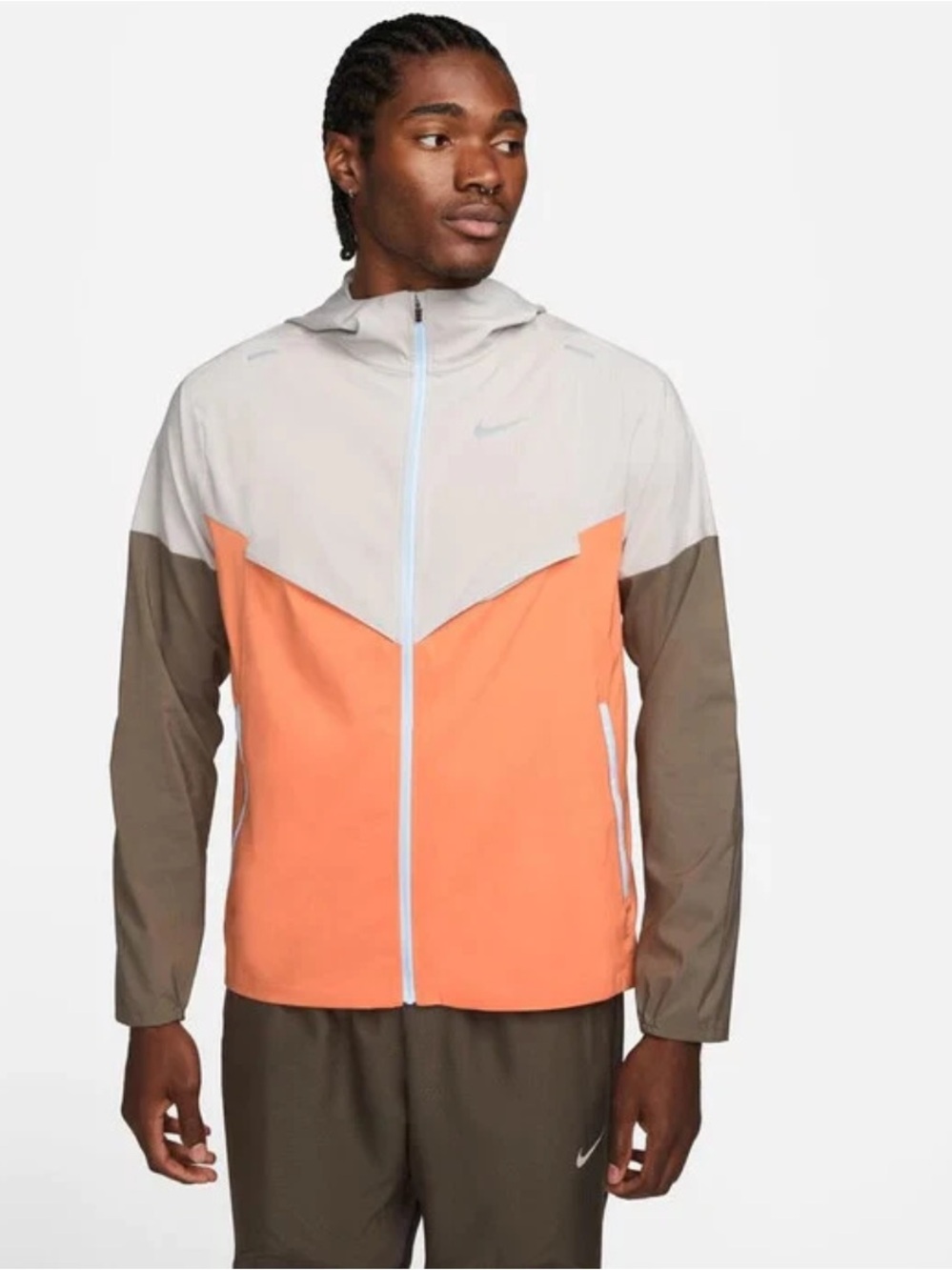 Nike Men’s Windrunner Hooded Windbreaker Running Jacket Size Large Packable